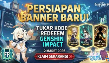 Kode Redeem Genshin Impact 2 Maret 2026