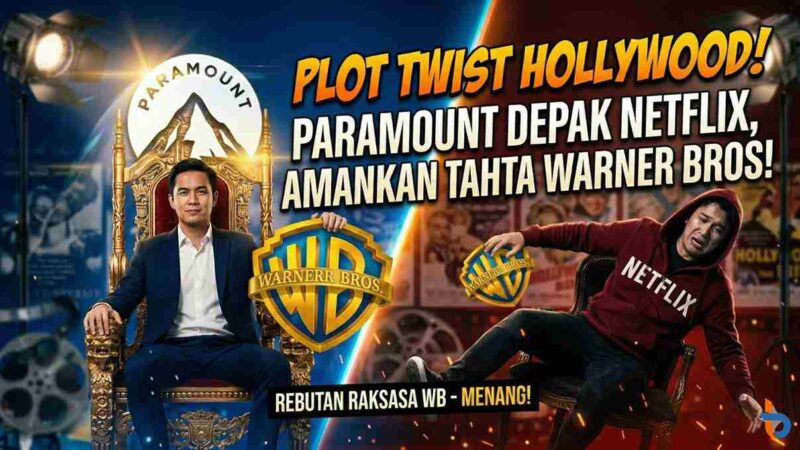 Plot Twist Hollywood: Paramount Depak Netflix, Amankan Tahta Warner Bros!