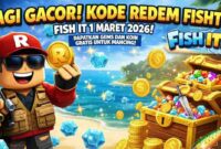 Lagi Gacor! Kode Redeem Fish It Roblox 1 Maret 2026: Dapatkan Gems dan Koin Gratis untuk Mancing