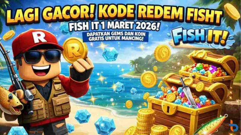 Lagi Gacor! Kode Redeem Fish It Roblox 1 Maret 2026: Dapatkan Gems dan Koin Gratis untuk Mancing