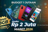 Daftar HP Murah Terbaik Maret 2026: Harga di Bawah 2 Juta, Spek Serasa 3 Jutaan!