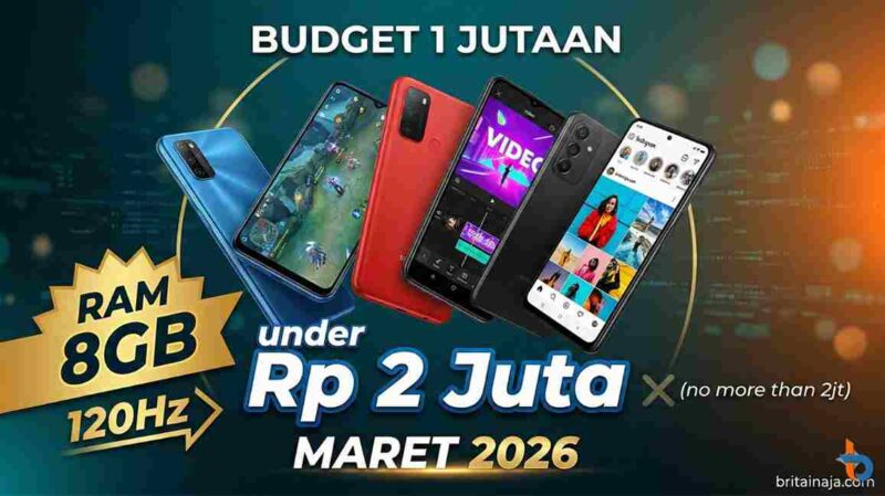 Daftar HP Murah Terbaik Maret 2026: Harga di Bawah 2 Juta, Spek Serasa 3 Jutaan!