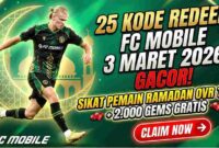Gacor! 25 Kode Redeem FC Mobile 3 Maret 2026: Sikat Pemain Ramadan OVR 117 dan 2.000 Gems Gratis