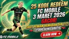 Gacor! 25 Kode Redeem FC Mobile 3 Maret 2026: Sikat Pemain Ramadan OVR 117 dan 2.000 Gems Gratis