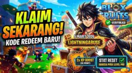 Klaim Sekarang! Kode Redeem Blox Fruits Terbaru 5 Maret 2026, Rahasia Pro Player Push Level