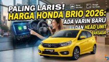 Paling Laris! Intip Harga Honda Brio 2026: Ada Varian Baru dan Head Unit Raksasa