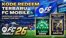 Update Kode Redeem FC Mobile 7 Maret 2026: Dapatkan 2.000 Gems dan Paket Pemain OVR 100+
