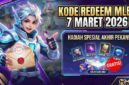 Cek In-Game Mail! Kode Redeem MLBB Hari Ini 7 Maret 2026 Beri Hadiah Spesial Akhir Pekan