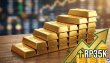 Harga Emas Antam Hari Ini Naik Rp35.000 per Gram