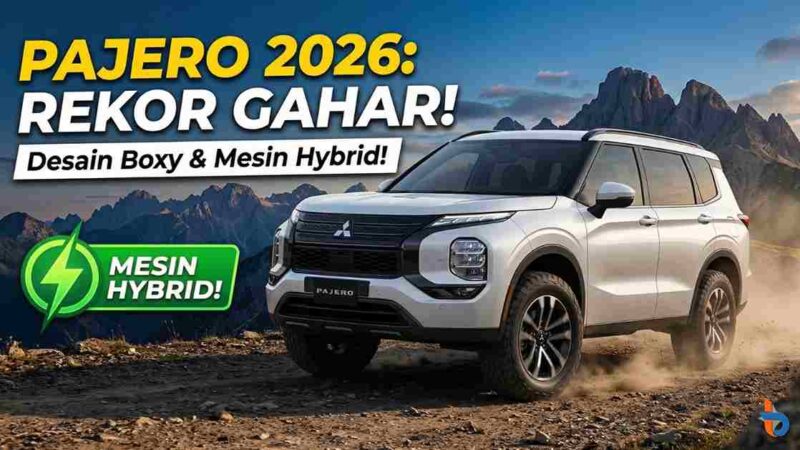 Pajero 2026 Kembali ke Akar 'Real SUV', Pakai Mesin Hybrid dan Desain Boxy yang Lebih Gahar