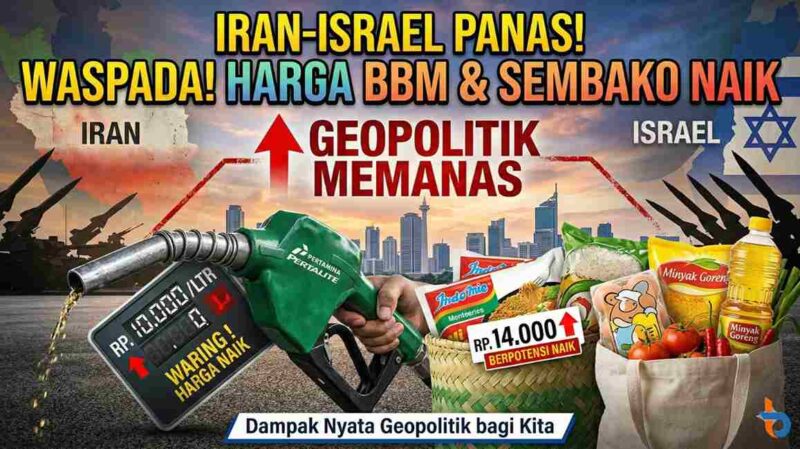 Ilustrasi. Ketegangan Iran-Israel Memanas, Waspadai Lonjakan Harga BBM dan Sembako di Indonesia