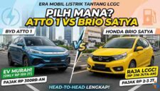 Head-to-Head BYD Atto 1 dan Brio Satya 2026: Era EV Murah Mulai Usik Dominasi Mobil Bensin