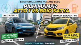 Head-to-Head BYD Atto 1 dan Brio Satya 2026: Era EV Murah Mulai Usik Dominasi Mobil Bensin
