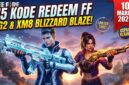 45 Kode Redeem FF 10 Maret 2026: Skin XM8 Blizzard Blaze dan SG2 Menanti