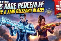 45 Kode Redeem FF 10 Maret 2026: Skin XM8 Blizzard Blaze dan SG2 Menanti