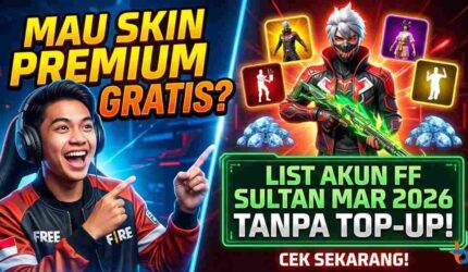 Akun FF Sultan Gratis Maret 2026