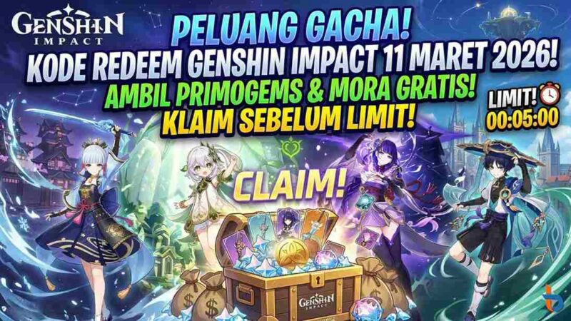Peluang Gacha! Kode Redeem Genshin Impact 11 Maret 2026: Klaim Primogems dan Mora Gratis Hari Ini