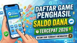 Daftar Game Penghasil Saldo DANA Tercepat 2026, Resmi dan Terbukti Membayar