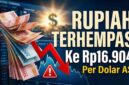 Rupiah Anjlok ke Rp16.904 per Dolar AS Pagi Ini (Foto: AI)