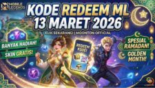 Mobile Legends, Kode Redeem ML, Moonton, Skin Gratis, MLBB Ramadan 2026