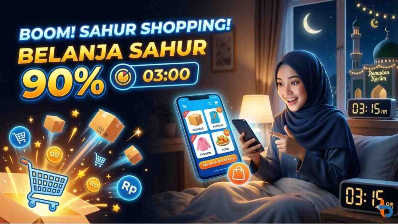 Intip Kebiasaan Baru Ramadan: Belanja di E-commerce Melejit Saat Dini Hari
