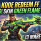 Garena Bagi-Bagi Skin Green Flame Draco Lewat Kode Redeem FF 13 Maret 2026 Terbaru