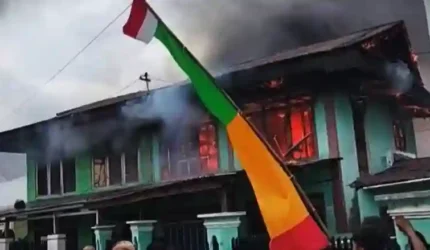 3 Rumah di Semurup Kerinci Ludes Terbakar, Kerugian Ditaksir Rp350 Juta