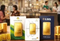 Aktivitas Jual Beli Di toko Emas. AI