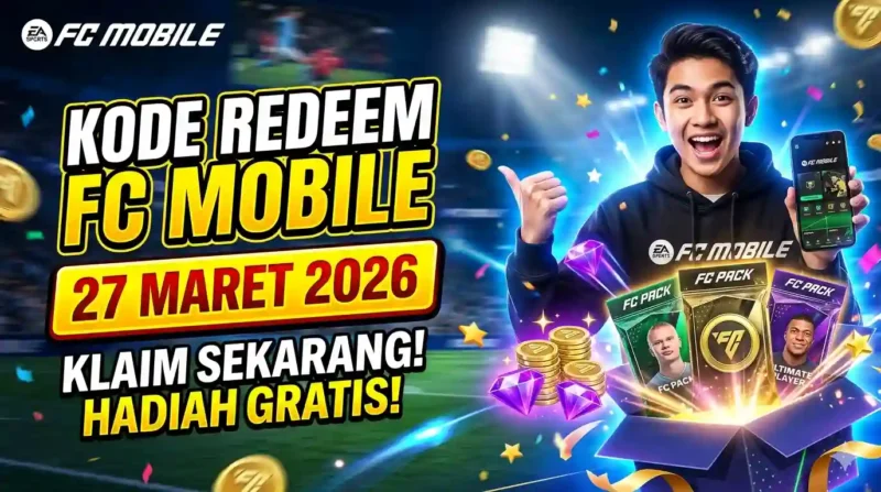 Kode Redeem FC Mobile 27 Maret 2026. Ilustrasi AI