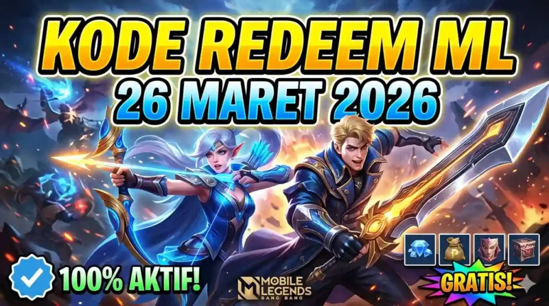 Kode Redeem ML 26 Maret 2026. Ilustrasi AI