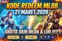 Kode Redeem ML 21 Maret 2026: Klaim Hadiah Gratis Hari Ini. Ilustrasi AI