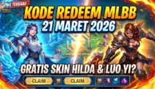 Kode Redeem ML 21 Maret 2026: Klaim Hadiah Gratis Hari Ini. Ilustrasi AI
