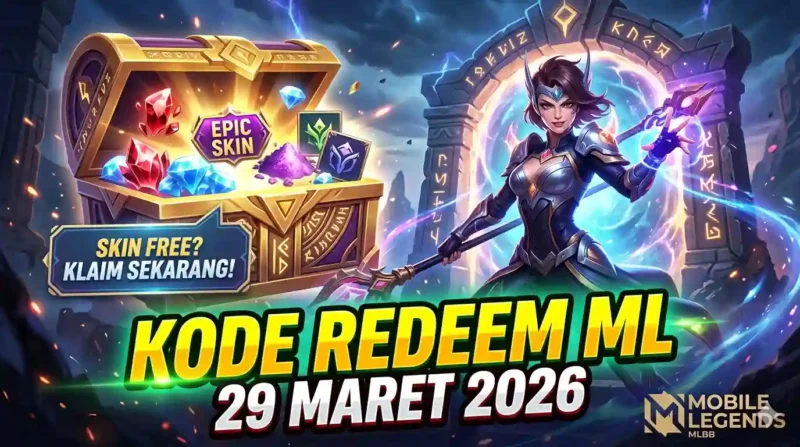 Kode Redeem ML 29 Maret 2026 Terbaru. Ilustrasi AI