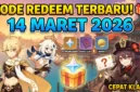 Kode Redeem Genshin Impact 14 Maret 2026. Ilustrasi AI