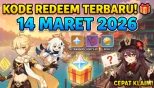 Kode Redeem Genshin Impact 14 Maret 2026. Ilustrasi AI