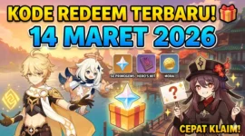 Kode Redeem Genshin Impact 14 Maret 2026. Ilustrasi AI