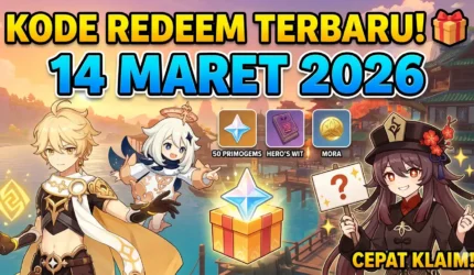 Kode Redeem Genshin Impact 14 Maret 2026