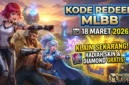 Kode Redeem ML 18 Maret 2026: Klaim Skin, Emote, dan Diamond Gratis. Ilustrasi AI