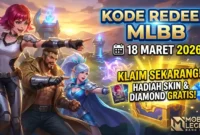 Kode Redeem ML 18 Maret 2026: Klaim Skin, Emote, dan Diamond Gratis. Ilustrasi AI