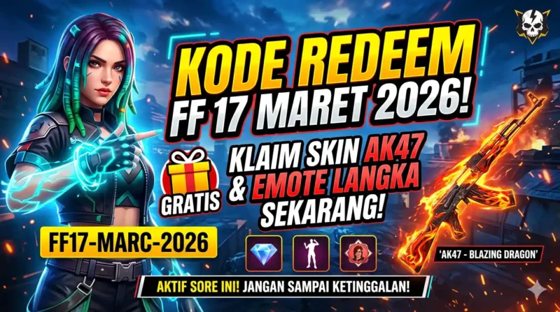 Kode Redeem FF 17 Maret 2026. Ilustrasi AI