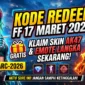 Kode Redeem FF 17 Maret 2026. Ilustrasi AI