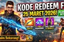 Kode Redeem FF Terbaru 25 Maret 2026: Klaim Hadiah Gratis. Ilustrasi AI