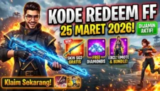 Kode Redeem FF Terbaru 25 Maret 2026: Klaim Hadiah Gratis. Ilustrasi AI