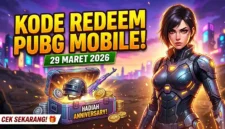 Kode Redeem PUBG Mobile 29 Maret 2026. Ilustrasi AI