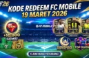 Kode Redeem FC Mobile 19 Maret 2026. Ilustrasi AI