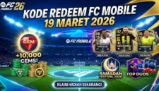 Kode Redeem FC Mobile 19 Maret 2026. Ilustrasi AI