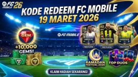 Kode Redeem FC Mobile 19 Maret 2026. Ilustrasi AI