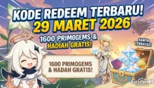 Kode Redeem Genshin Impact 29 Maret 2026. Ilustrasi AI