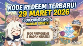 Kode Redeem Genshin Impact 29 Maret 2026. Ilustrasi AI