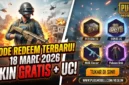 PUBG Mobile Redeem Code 18 Maret 2026. Ilustrasi AI